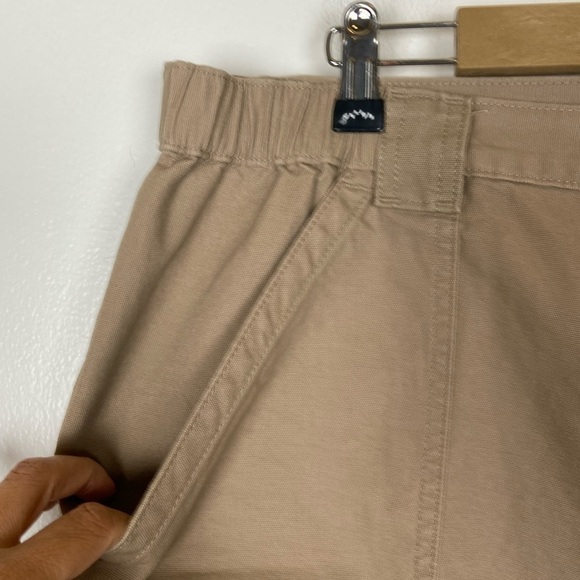 Savane Men’s Hiking Cargo Shorts Size 42 Outdoor Utility Elastic Waist Beige - Picture 3 of 10